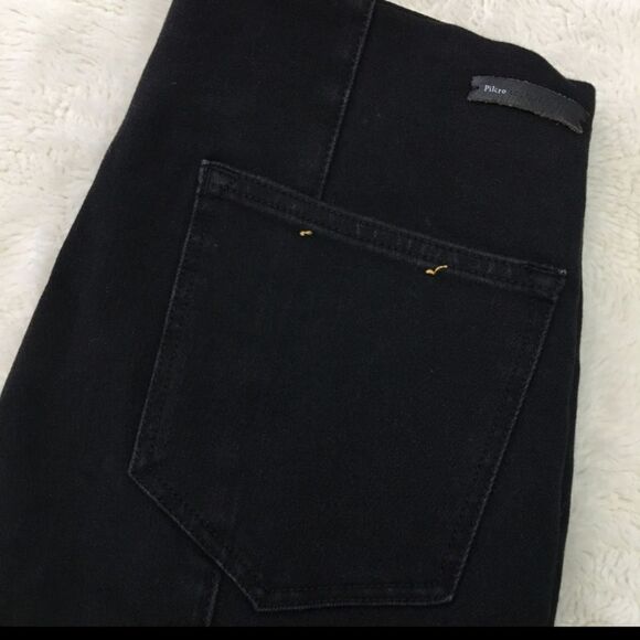 Pilcro  Black High-rise Denim Leggings Sz 27 - Picture 7 of 8